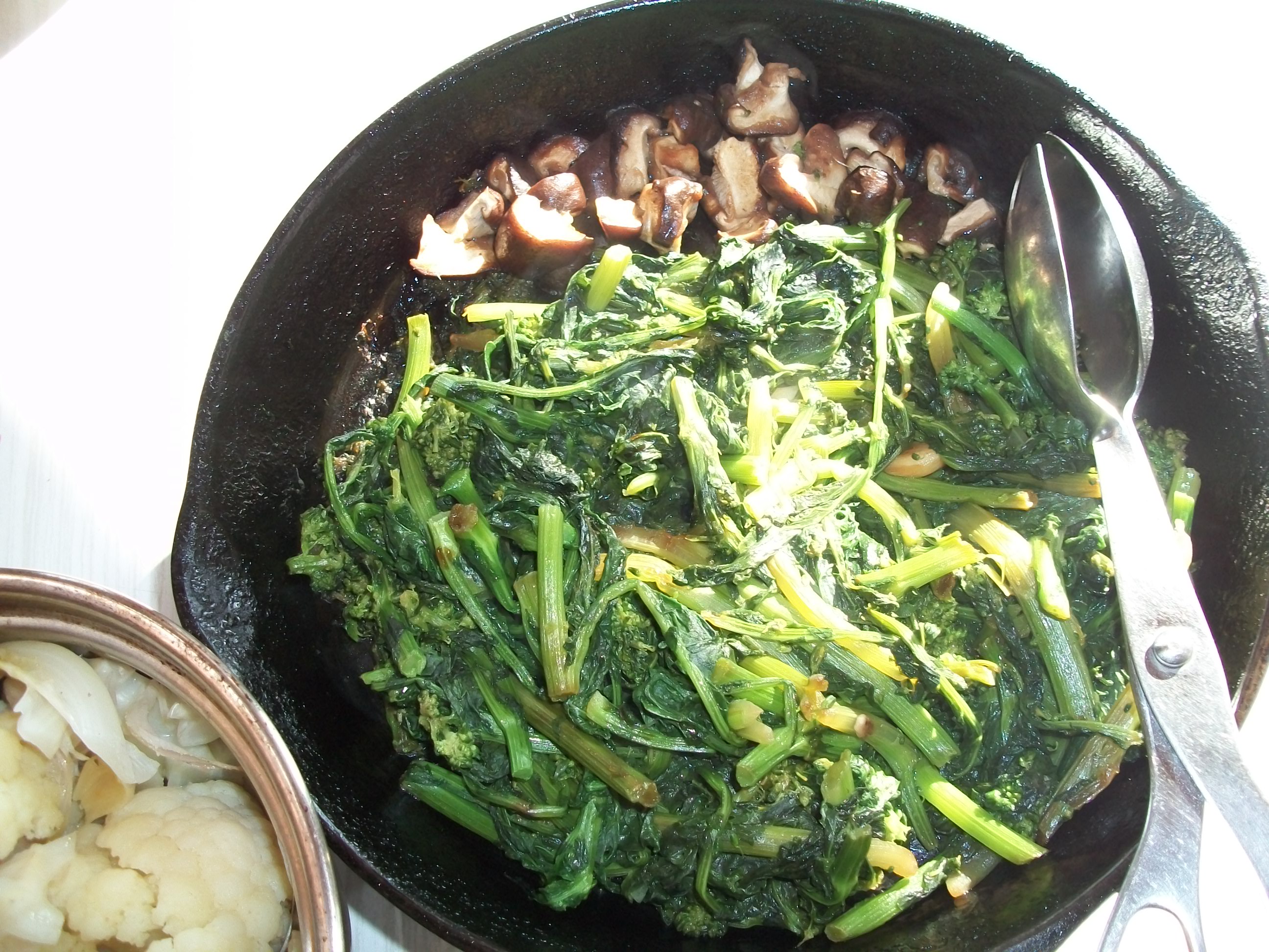 Broccoli Rabe with Fresh Shiitake