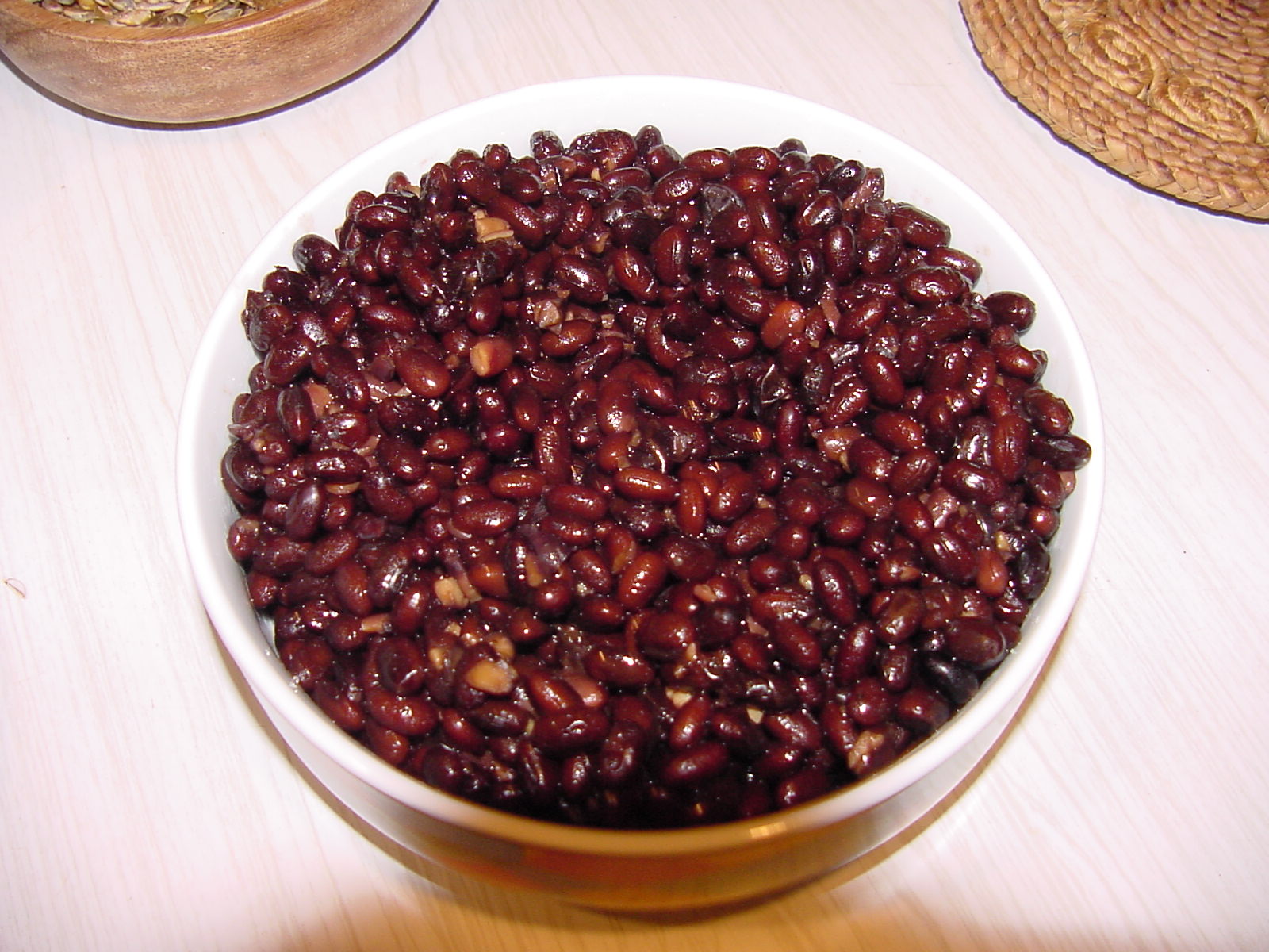 Bowl of Black Soy Beans